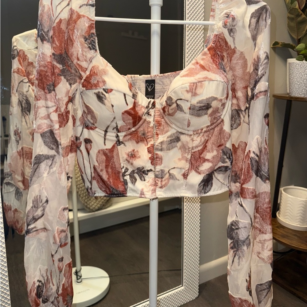 Floral Corset Top